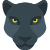 Jaguar preto icon