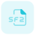 SF2 file extension is most commonly used for SoundFont sound bank files icon