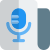 Audio news content isolated on a white background icon