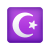 emoji de estrella y media luna icon