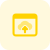 Cloud Computing upload button under the landing page template icon