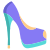 Peep Toe Shoe icon