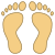 Footprint icon