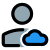 Cloud Computing user profile for job website icon