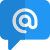 Email address contact icon