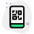 Mobile barcode for connection and payment securely icon