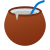 Cocktail de coco icon