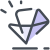 Diamante scintillante icon