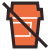 No Beverages icon