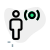 Broadcast work and controlling work purpose layout icon