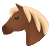 Pferdegesicht-Emoji icon
