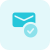 Mailbox, selected email icon