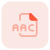 Advanced Audio Coding AAC is an audio coding standard for digital audio compression icon