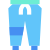 Jogger pants icon