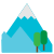 Mountain icon icon