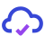 Cloud check icon
