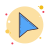 pointeur bleu icon