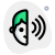 无线网络的外部管理访问隔离在白色背景人工绿色tal-revivo icon