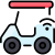 Golf cart icon