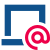 Laptop E-Mail icon