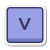 V Key icon