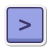Right Angle Parentheses Key icon