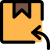 Returning of an item to the owners shipping address icon