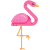 Flamant rose icon