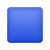 blaues Quadrat-Emoji icon