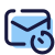 Mail per timer icon