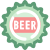 Tapón de botella de cerveza icon