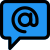 Email address contact icon