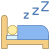 Dormire nel letto icon