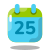 Kalender 25 icon