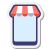 Shopping mobile icon