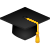 cappello-di-laurea-emoji icon