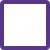 Blank cell with no multiple grid section -unfilled icon