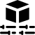 Off-set dimension tolerance of a three dimensional cubic shape icon