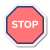 Panneau stop icon