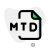 An MTD file is a sheet music file used by Musicnotes Viewer a web browser plug-in icon