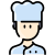 Cocinero de sexo masculino icon