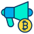 Bitcoin Marketing icon