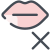 Lippen nicht berühren icon