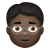 Older Person Dark Skin Tone icon