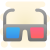 3D 안경 icon