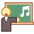 Profesora de canto icon