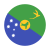 Christmas Island Circular icon
