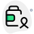 Medication for the cancer and other deadly disease bottle icon