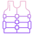 外部救生背心-海洋生命-icongeek26-轮廓渐变-icongeek26 icon