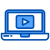 YouTube on Laptop icon